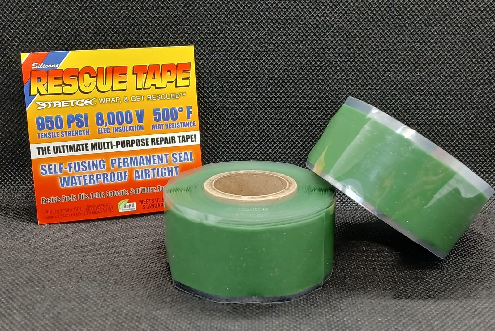 Cinta Rescue Tape Verde